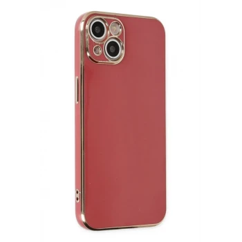Newface Apple iPhone 14 Kılıf Volet Silikon - Kırmızı