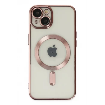 Newface Apple iPhone 14 Plus Kılıf Kross Magneticsafe Kapak - Rose