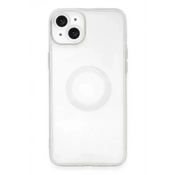 Newface Apple iPhone 14 Plus Kılıf Santa Lens Silikon - Şeffaf