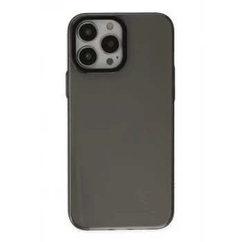 Newface Apple iPhone 14 Pro Kılıf Anka PC Sert Metal Kapak - Siyah