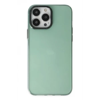 Newface Apple iPhone 14 Pro Kılıf Anka PC Sert Metal Kapak - Yeşil
