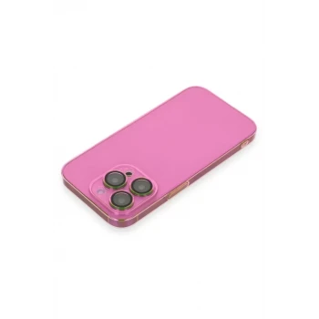 Newface Apple iPhone 14 Pro Kılıf Armada Lensli Kapak - Pembe