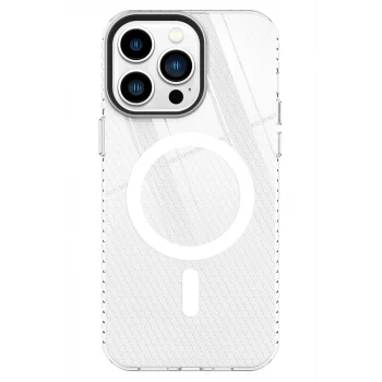 Newface Apple iPhone 14 Pro Kılıf Beta Magneticsafe Silikon - Şeffaf