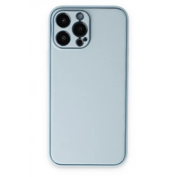 Newface Apple iPhone 14 Pro Kılıf Coco Deri Silikon Kapak - Sky Blue