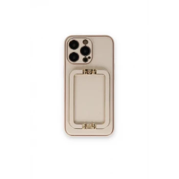 Newface Apple iPhone 14 Pro Kılıf Coco Elit Kapak - Gold
