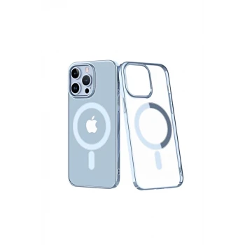 Newface Apple iPhone 14 Pro Kılıf Element Magneticsafe Sert Kapak - Sierra Blue