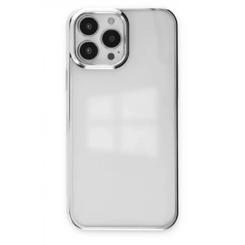 Newface Apple iPhone 14 Pro Kılıf Element Silikon - Gümüş