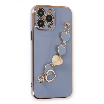 Newface Apple iPhone 14 Pro Kılıf Esila Silikon - Gri