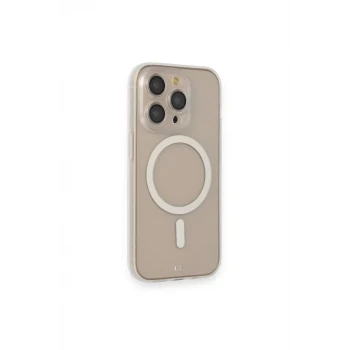 Newface Apple iPhone 14 Pro Kılıf Grand Magneticsafe Kapak - Şeffaf