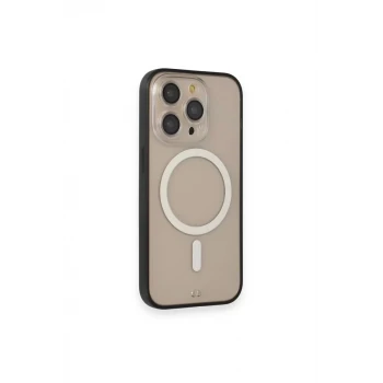 Newface Apple iPhone 14 Pro Kılıf Grand Magneticsafe Kapak - Siyah