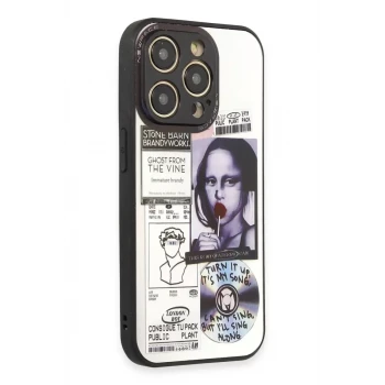 Newface Apple iPhone 14 Pro Kılıf Mirror Desenli Kapak - Mirror - 2