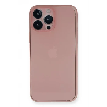 Newface Apple iPhone 14 Pro Kılıf PP Ultra İnce Kapak - Pembe