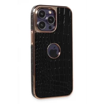 Newface Apple iPhone 14 Pro Kılıf Snake Kapak - Siyah