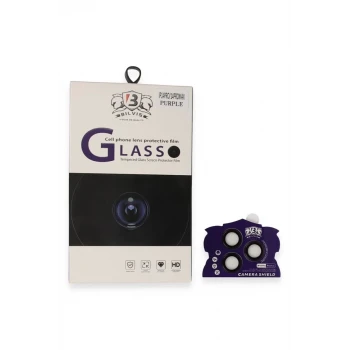 Newface Apple iPhone 14 Pro Max Bilvis Titan Kamera Lens - Derin Mor
