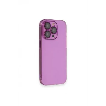 Newface Apple iPhone 14 Pro Max Kılıf Armada Lensli Kapak - Mor