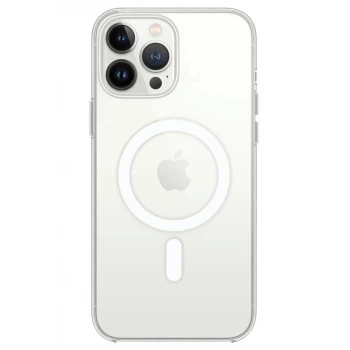 Newface Apple iPhone 14 Pro Max Kılıf Magneticsafe Şeffaf Silikon - Şeffaf