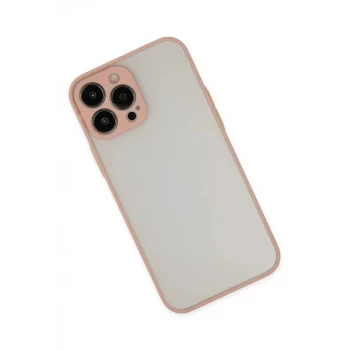 Newface Apple iPhone 14 Pro Max Kılıf Montreal Silikon Kapak - Pembe