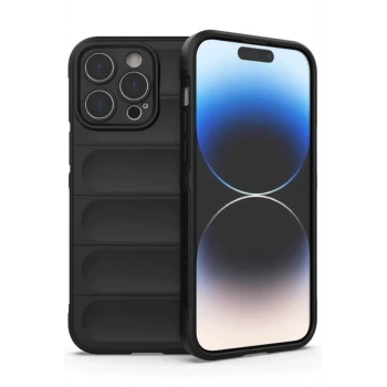 Newface Apple iPhone 14 Pro Max Kılıf Optimum Silikon - Siyah