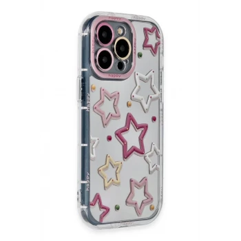 Newface Apple iPhone 14 Pro Max Kılıf Reflexion Desenli Kapak - Desen 3