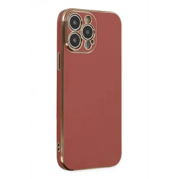 Newface Apple iPhone 14 Pro Max Kılıf Volet Silikon - Kırmızı