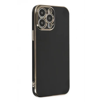 Newface Apple iPhone 14 Pro Max Kılıf Volet Silikon - Siyah