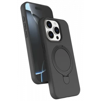 Newface Apple iPhone 14 Pro Max Regal Magsafe Standlı Kapak - Titan Gri