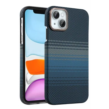 Newface Apple iPhone 14 Vega Magsafe Kapak - Mavi