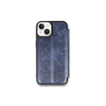 Newface Apple iPhone 15 Kılıf Flip Cover - Lacivert