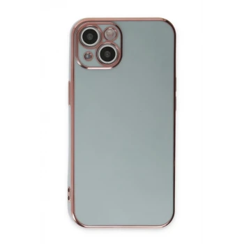 Newface Apple iPhone 15 Kılıf Volet Silikon - Açık Yeşil