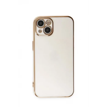 Newface Apple iPhone 15 Kılıf Volet Silikon - Beyaz