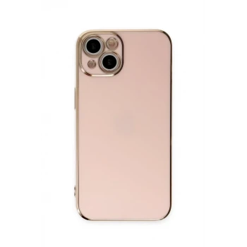 Newface Apple iPhone 15 Kılıf Volet Silikon - Pembe