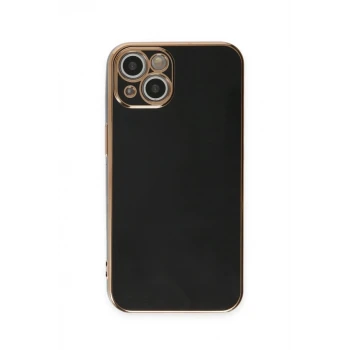 Newface Apple iPhone 15 Kılıf Volet Silikon - Siyah