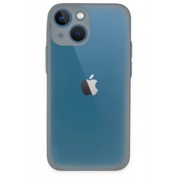Newface Apple iPhone 15 Plus Kılıf Montreal Silikon Kapak - Gri