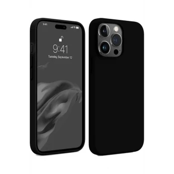 Newface Apple iPhone 15 Pro Kılıf First Silikon - Siyah