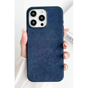 Newface Apple iPhone 15 Pro Kılıf Karen Magsafe Kapak - Lacivert