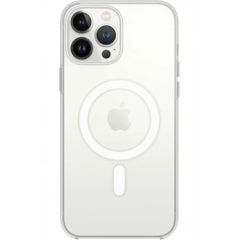 Newface Apple iPhone 15 Pro Kılıf Magneticsafe Şeffaf Silikon - Şeffaf