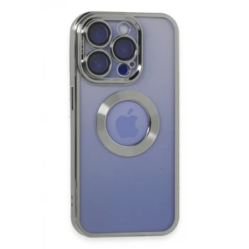 Newface Apple iPhone 15 Pro Kılıf Slot Silikon - Gümüş