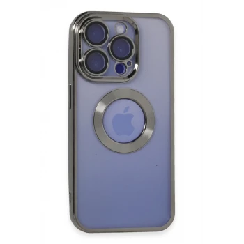 Newface Apple iPhone 15 Pro Kılıf Slot Silikon - Titan Gri