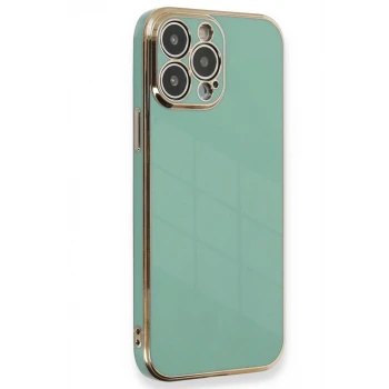 Newface Apple iPhone 15 Pro Kılıf Volet Silikon - Açık Yeşil