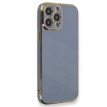 Newface Apple iPhone 15 Pro Kılıf Volet Silikon - Mavi