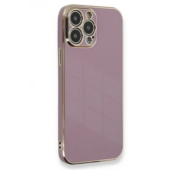 Newface Apple iPhone 15 Pro Kılıf Volet Silikon - Mor