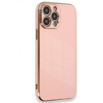 Newface Apple iPhone 15 Pro Kılıf Volet Silikon - Pembe