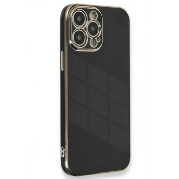 Newface Apple iPhone 15 Pro Kılıf Volet Silikon - Siyah