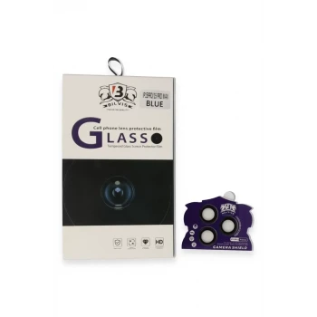 Newface Apple iPhone 15 Pro Max Bilvis Titan Kamera Lens - Lacivert
