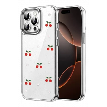 Newface Apple iPhone 15 Pro Max Fiyonk Desenli Kapak - Desen 9