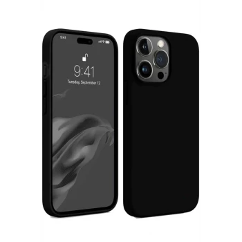 Newface Apple iPhone 15 Pro Max Kılıf First Silikon - Siyah