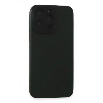 Newface Apple iPhone 15 Pro Max Kılıf Loop Deri Silikon - Yeşil