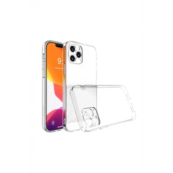 Newface Apple iPhone 15 Pro Max Kılıf Lüx Şeffaf Silikon