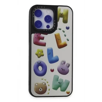 Newface Apple iPhone 15 Pro Max Kılıf Mirror Desenli Kapak - Mirror - 15