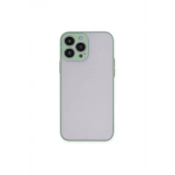 Newface Apple iPhone 15 Pro Max Kılıf Montreal Silikon Kapak - Açık Yeşil
